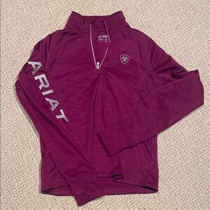 Ariat Magenta Quarter-Zip Pullover